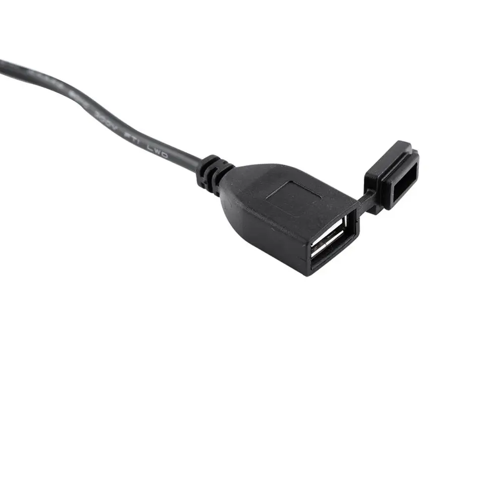 12 V-24 V скрытый Водонепроницаемый ABS Пластик USB порт питания гнездо Зарядное Устройство мотор Зарядное устройство подходит для мотоцикла смартфон, GPS