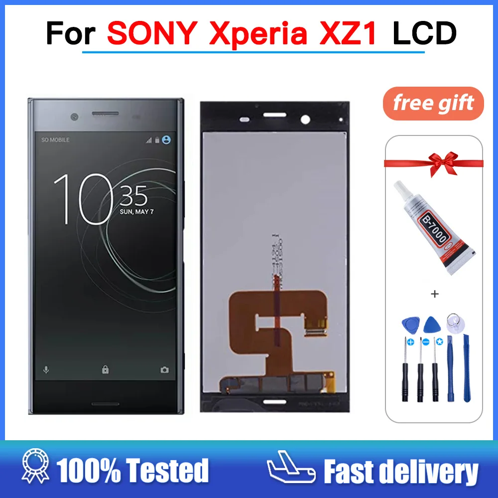 5.2 "Lcd Originale Per Sony Xperia Xz1 Display Lcd Touch Screen Di Ricambio Per Sony Xz1 Lclcd Modulo Display Xz1 G8341 G8342 Lcd