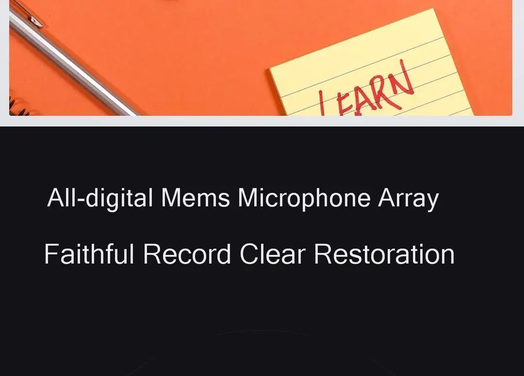 Xiaomi Smart AI записывающая ручка HD Запись интеллектуальное шумоподавление зашифрованное хранение Xiomi Интеллектуальный рекордер для работы в конференц-зале
