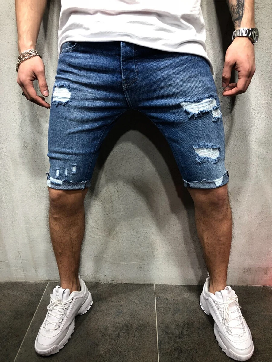 denim shorts au