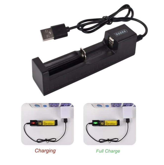 Universal 1 slot Battery USB Charger adapter LED Smart Chargering for Rechargeable Batteries Li-ion 18650 26650 14500,charger adapter,battery charger,battery charger adapter