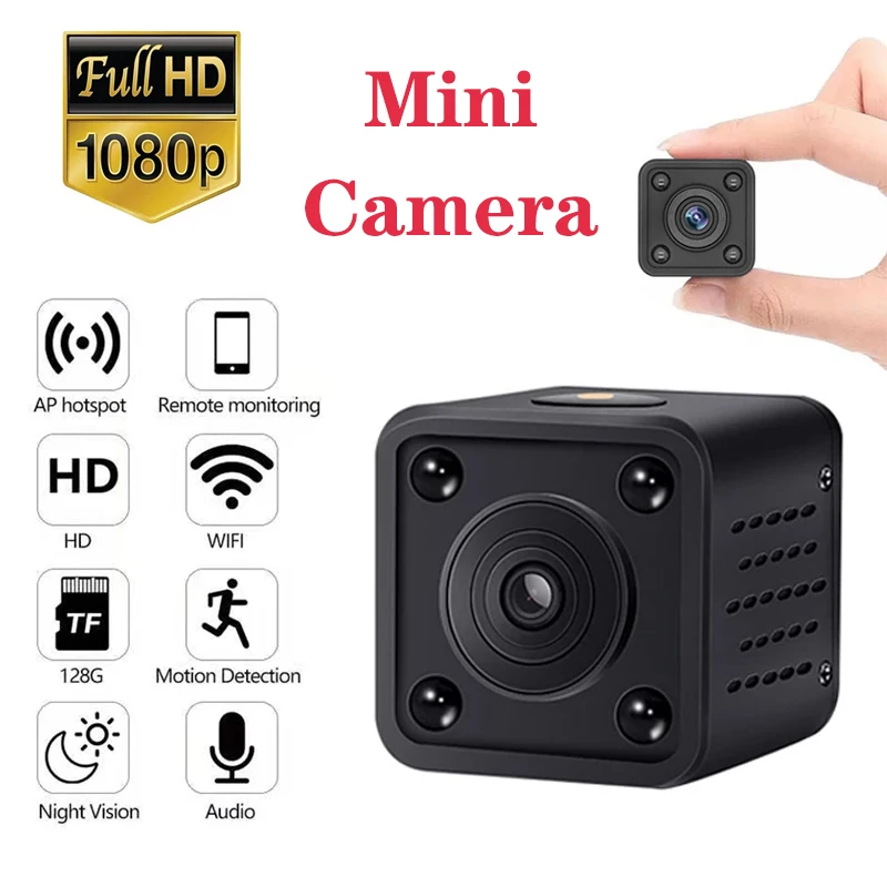 Mini IP Camera HD 1080P Wifi Night View Human Tracking Voice Video Monitor Security Wireless Camcorders Surveillance HDQ9 Cam 8mm camcorder for sale