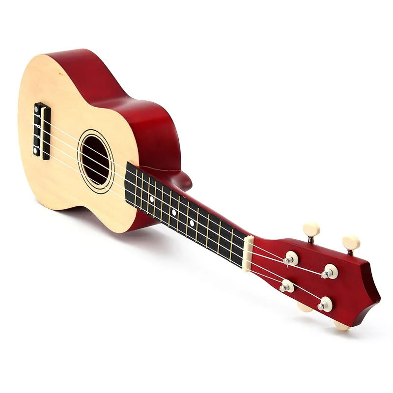 21 дюймов сопрано Гавайские гитары укулеле 4 струны Гавайская гитара Уке+ струна+ палочки для начинающих подарок для детей