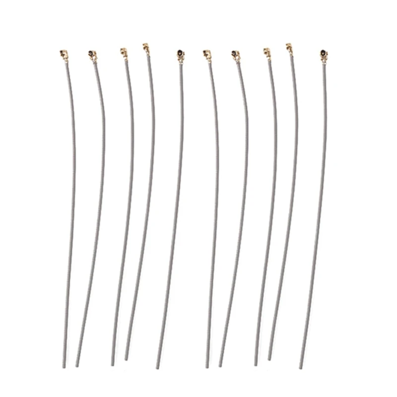 10 Pcs 2.4G Receiver Antennas 15cm Aircraft Receiver Antenna IPX13 Connector RF113 Silver-plated Wire for Futaba Frsky