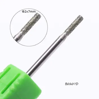 

Professional Electric Nail Drill Bit Diamond Grinding Head Nail Frez Diamentowy Metal Manicure Machine Accessories