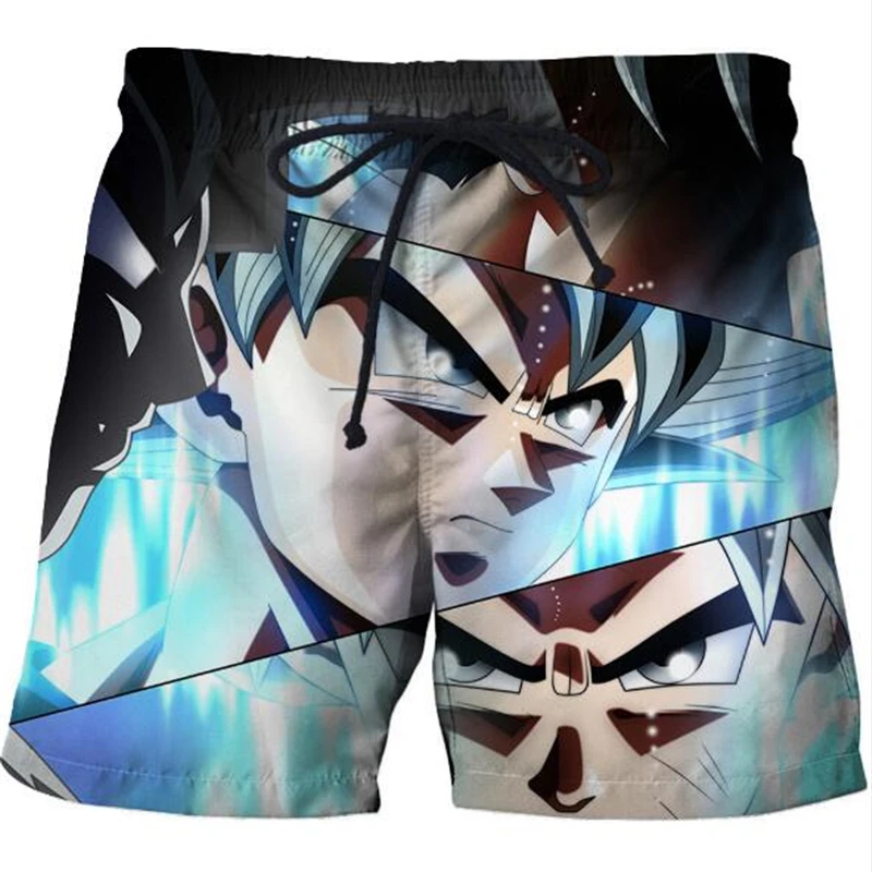 2019New аниме Dragon Ball Супер Косплей Сон Гоку какаротто летний тренд Повседневная пляжная печать мужские шорты «Аниме»