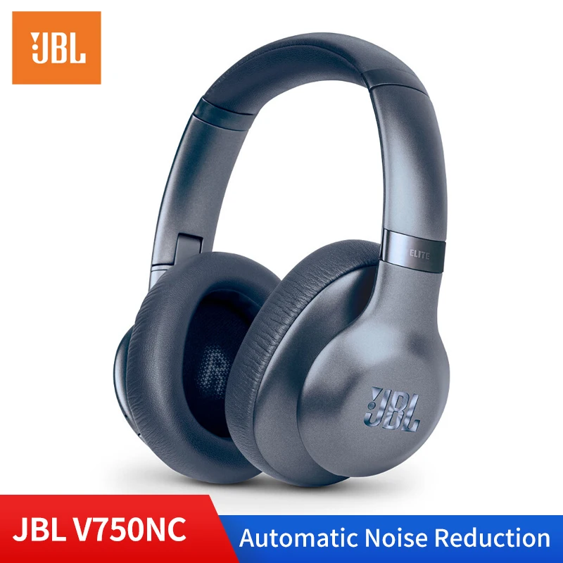 JBL V750NC беспроводные и проводные наушники портативная аудио bluetooth-гарнитура Автоматическое шумоподавление глубокий бас видео с микрофоном