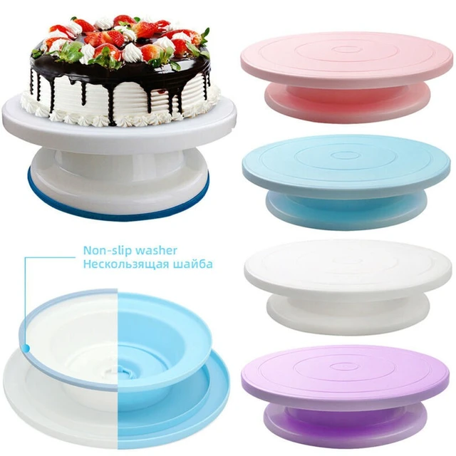 Turntable Revolving Cake Stand  Tilting Cake Stand Turntable - Cake Stand  Baking - Aliexpress