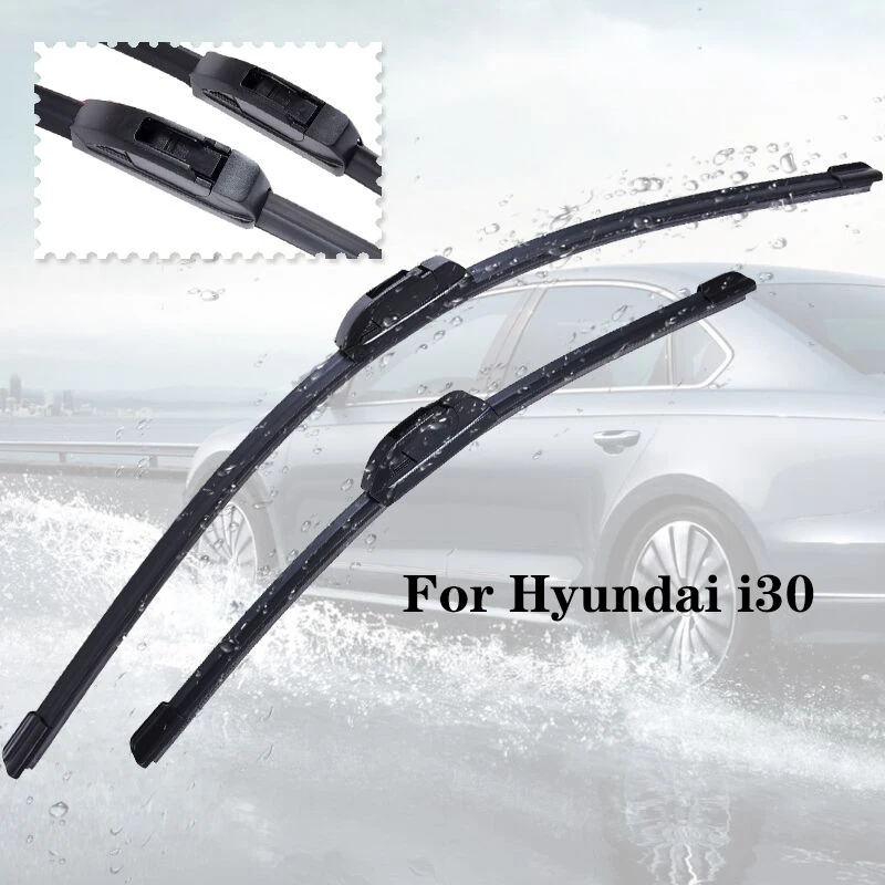 Wiper blades For Hyundai i30 from 2007 2008 2009 2010 2011 2012 2013 2014 2015 2016 2017 Clean