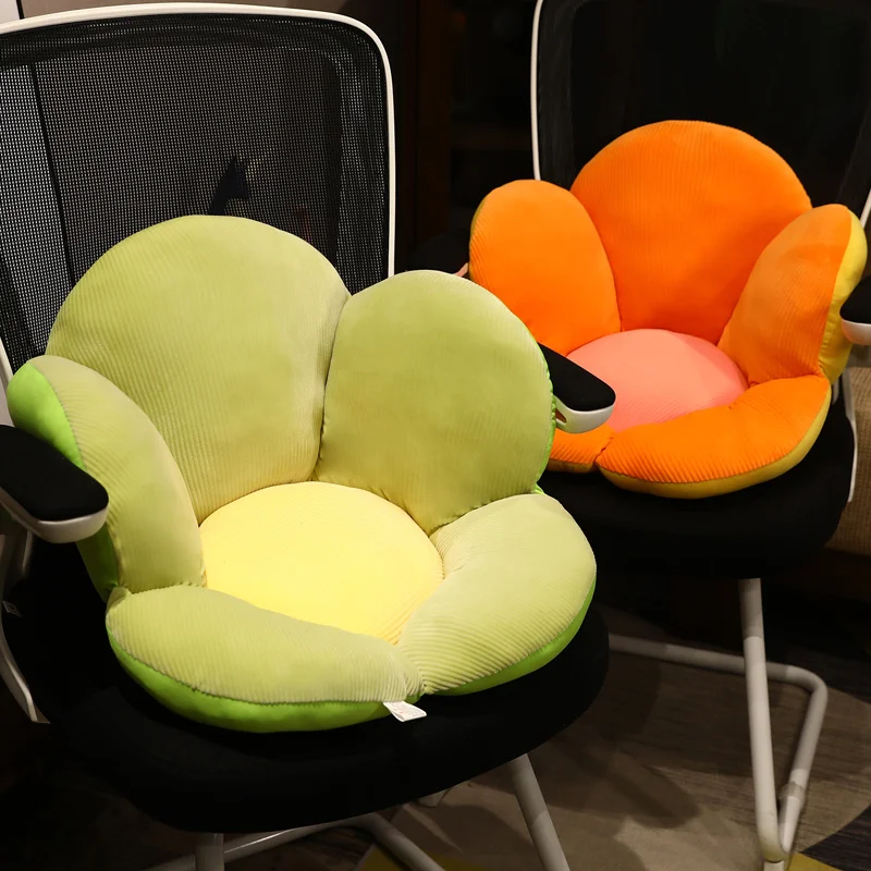 

50/65 см Красивая полузакрытая плюшевая подушка с цветами, подушка, милые растения, цветы, диван, стул, напольный коврик, ковер, комнатный декор, подарок