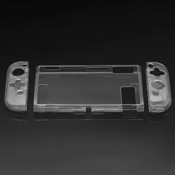 

ALLOYSEED Soft TPU Shell Transparent Protective Case Cover Frame For Nintend Switch Game Console Joy-Con Controller Accessories