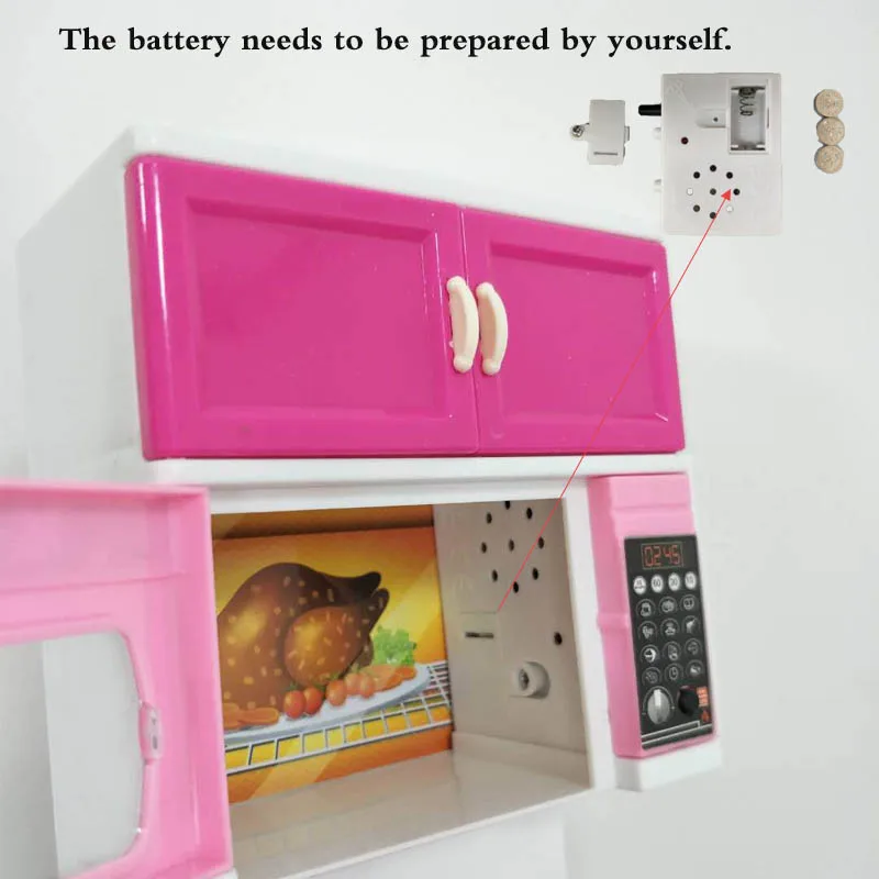 Kids Large Children /27s Kitchen With Sound And Light Girls Pretend Cooking Toy Play Set Pink Simulation Cupboard Gift Toy Food