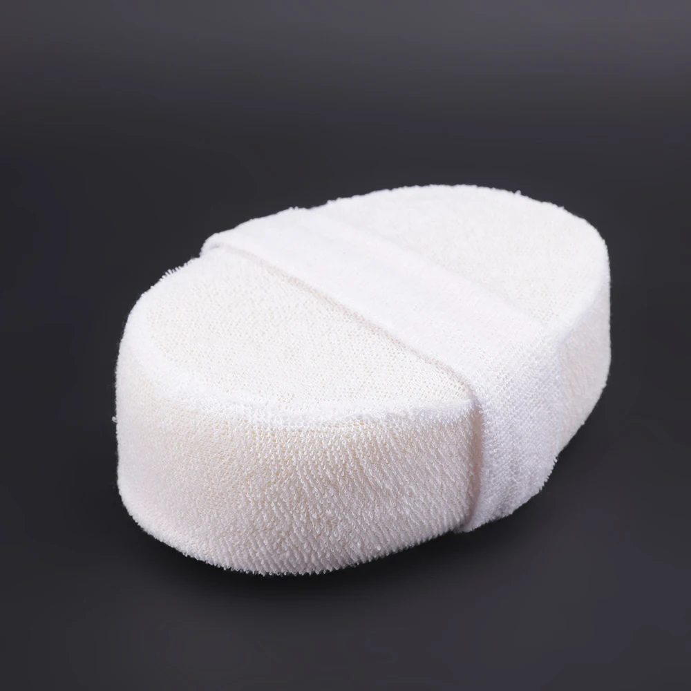 1 шт. мягкий свежий натуральный люфа Luffa Губка для душа Спа скруббер для тела отшелушивающий крем для купания Массажная щетка бежевый
