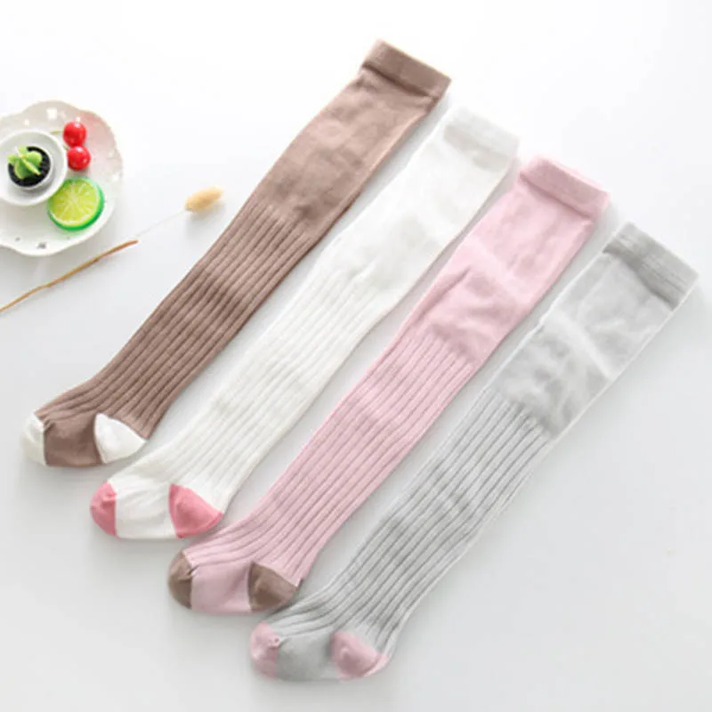 Hot Baby Girl Stretch Leggings Girls Skinny Pants Spring Autumn Toddler Child Cotton Trousers pink color
