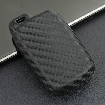 

Car Key Shell With Key Chain Fit For Toyota Corolla 2014-2018 Car Key Chain Ring Fob Case Cover Holder Accessories