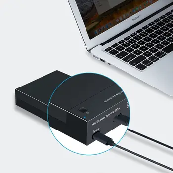 

HDD Enclosure USB3.0 to SATA3.0 Dual High Speed 2.5" 3.5" SSD SATA Hard Drive Disk Case HD Box Portable