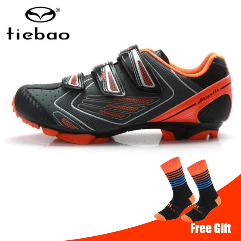 TB35-B1521 R Tiebao Мужская обувь для велоспорта sapatilha ciclismo MTB горный велосипед дышащие нескользящие спортивные кроссовки для мужчин - Цвет: TB35-B1521 R