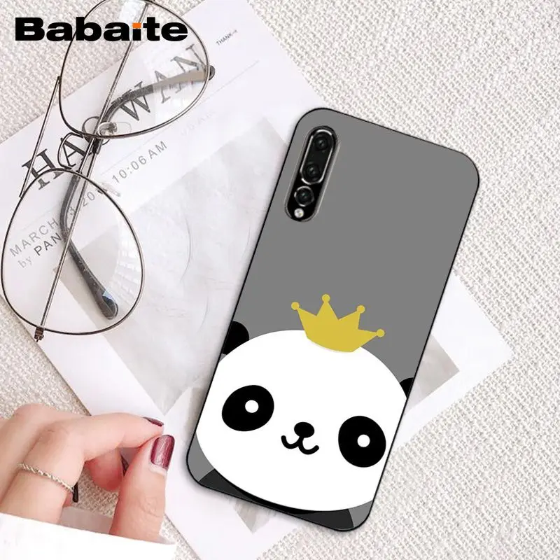 A6 Babaite милые животные панда животное Скажите Привет DAB бокс чехол для телефона для huawei P20 P30 P20Pro P20Lite P30Lite P Smart P10Lite - Цвет: A6
