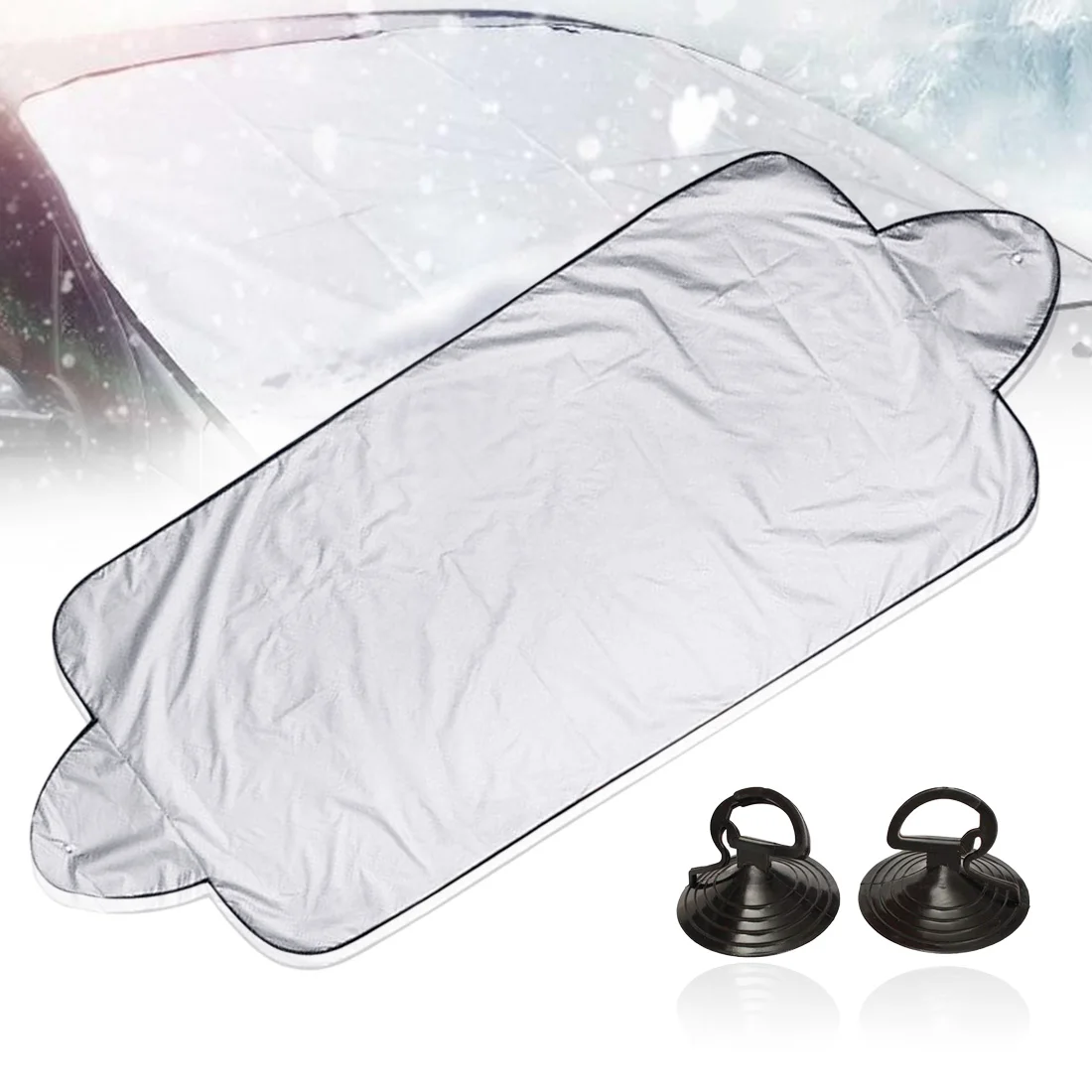

180x70cm Car Sunshade Front Windshield SUV Magnetic PE Shade Anti-Snow Block Dual Purpose Car Snow Ice Protector Car Accessories