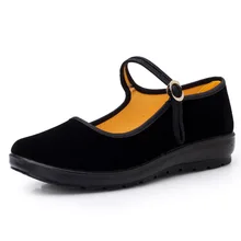 ladies black flats