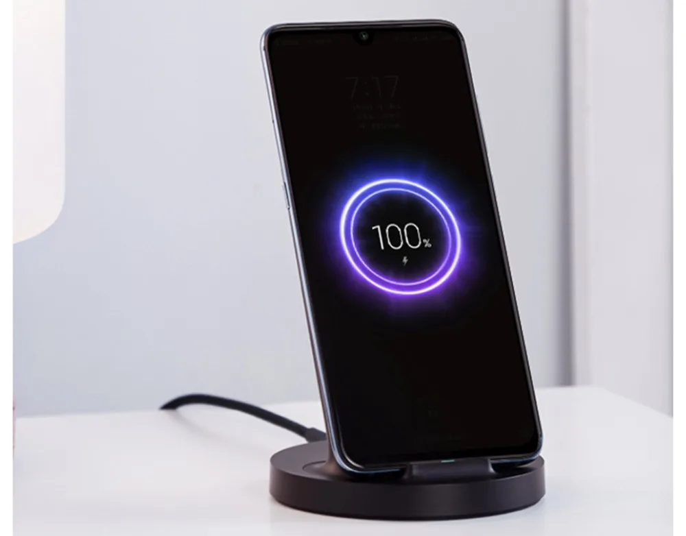 Xiao mi Беспроводная зарядная подставка 20 Вт подставка для mi 9(20 Вт) mi X 2 S/3/S10(10 Вт) Быстрая Зарядка Док-станция для зарядки телефона зарядное устройство