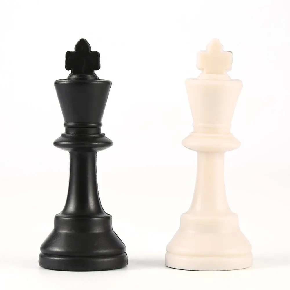 Пластик шахматы Pawn 95 мм Прочный практичный Шахматная Вечерние игры