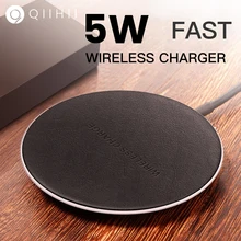 QIIHII 5W Qi Беспроводное зарядное устройство для iphone X XR XS MAX беспроводное быстрое зарядное устройство для samsung S9 S10 зарядное устройство для телефона huawei Xiaomi