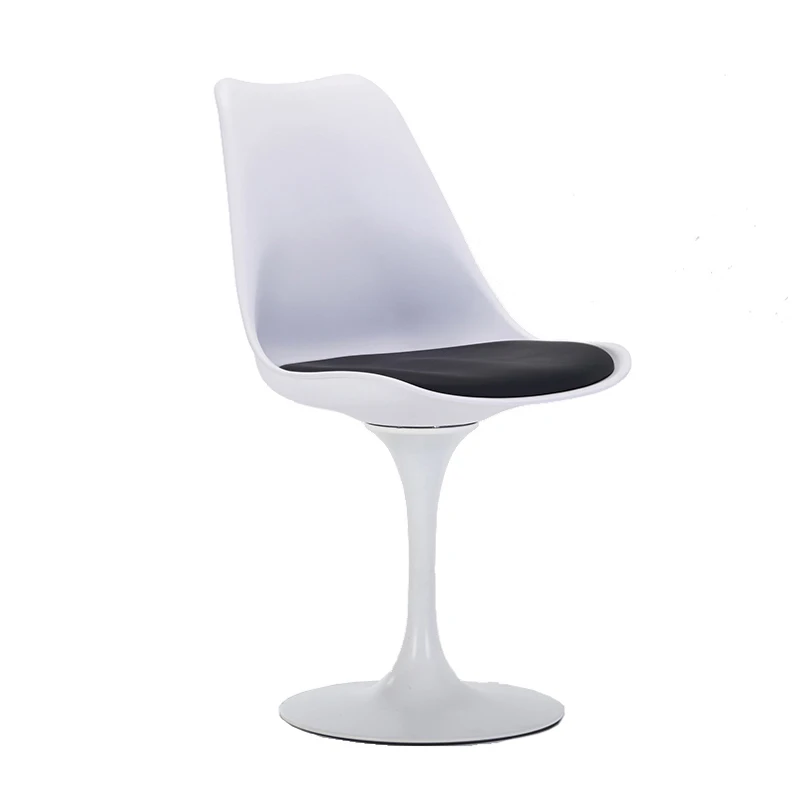 

Modern Tulip Rotatable Plastic Chair Restaurant Suitable for Dining Chair Restaurant Office Meeting Business Cafe Plastic Chair