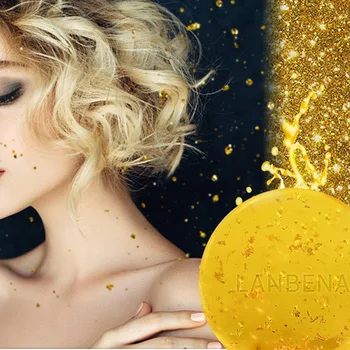 

Whitening Skin Care Handmade Soap Hand Wash Face Soap Paper Anti-Aging Hyaluronic Acid 24K Gold Neroli Oil Soap