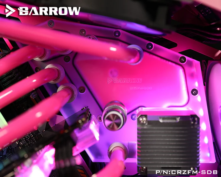 Барроу Cougar Conquer мини Чехол резервуар для водяного охлаждения RGB резервуар акриловая водяная доска INTEL платформа 240 мм CRZFM-SDB, гаджет