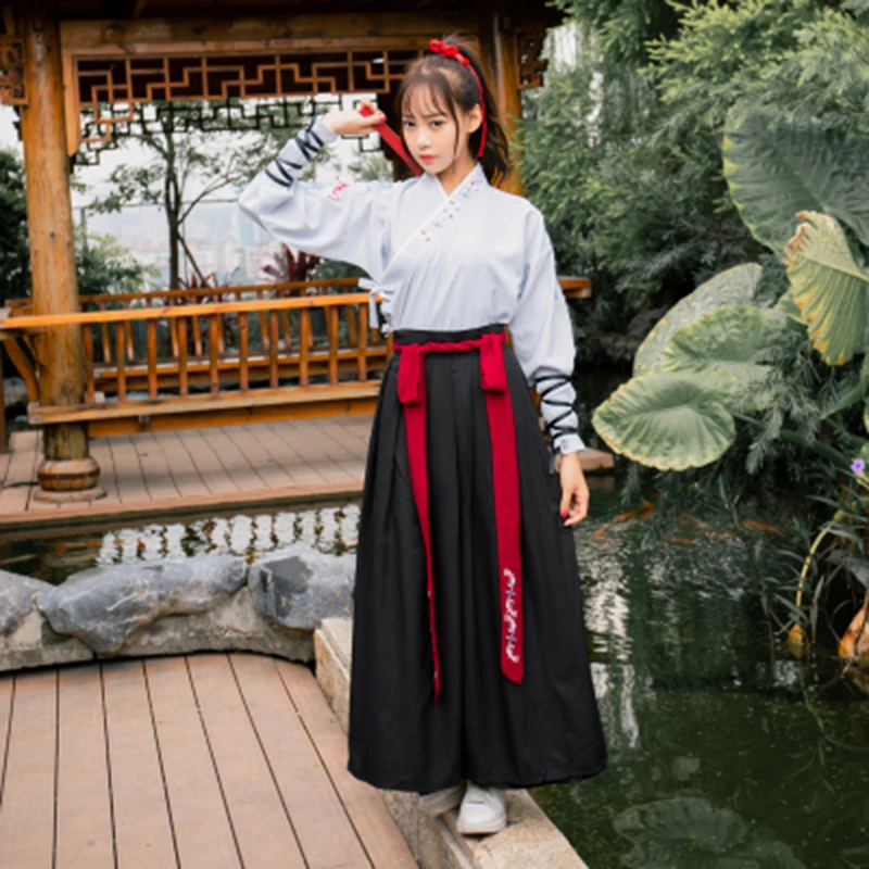 Унисекс Традиционный китайский Hanfu одежда Цин Тан Костюм Древний фестивальный костюм для выступлений костюмы женский костюм для народных танцев DL4184