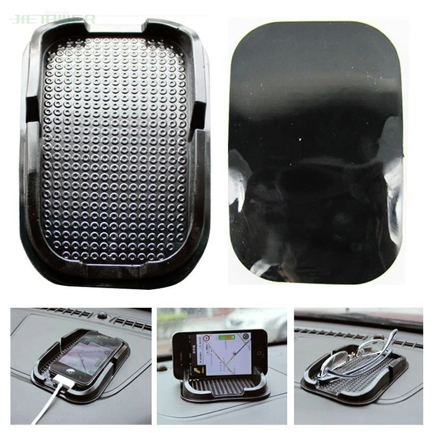 US $360.47 300pcsLot Mobile Phone Holder MultiFunctional Rubber Sticky Dashboard Phone Shelf Antislip Mat Universal Car Anti Slip