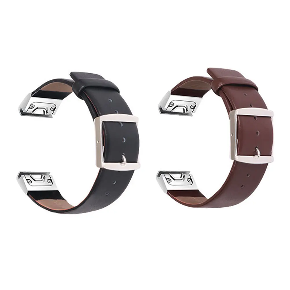Ремешок для часов Garmin 20 мм, 22 мм, 26 мм, быстросъемный ремешок из искусственной кожи для Garmin fenix 6X pro, ремешок на запястье для Garmin fenix6 pro