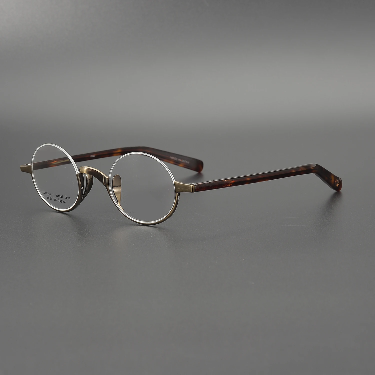 Zerosun-gafas redondas pequeñas hombre, lentes titanio para miopía graduadas, dioptrías progresivas - AliExpress