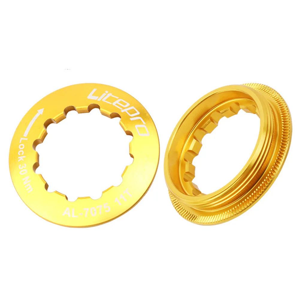 Litepro MTB Mountain Road Bike Cassette Flywheel Cover Folding Bicycle Aluminum Alloy Freewheel Cap Ring Lock bicycle cassette,bicycle parts,bike freewheel
