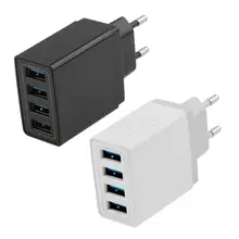 4 USB порта 5.1A интерфейс для мобильного телефона зарядное устройство адаптер быстрой зарядки многофункциональное зарядное устройство для Xiaomi samsung EU US