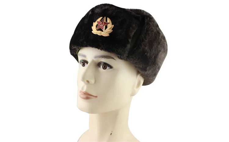 Советская шапка Lei Feng, уличная утолщенная бархатная Мужская и женская зимняя велосипедная теплая хлопковая шапка с защитой ушей, Лыжная шапка