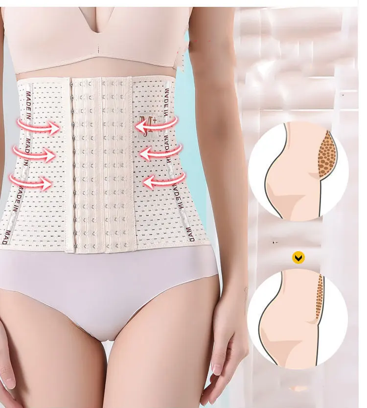 ATOXY Women's Corset Abdomen Panties Waist Trainer Binder Body-Sculpting Belt High Waist Strong Slimming Body Shapewear Women assets by spanx