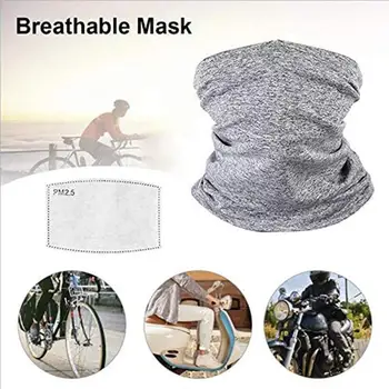 

Outdoor Sport Bandana Tube Face Scarf Headband For Fishing Filter 5pcs Hiking Cycling Carbon Running Hunting Bicycle Activa M9P9