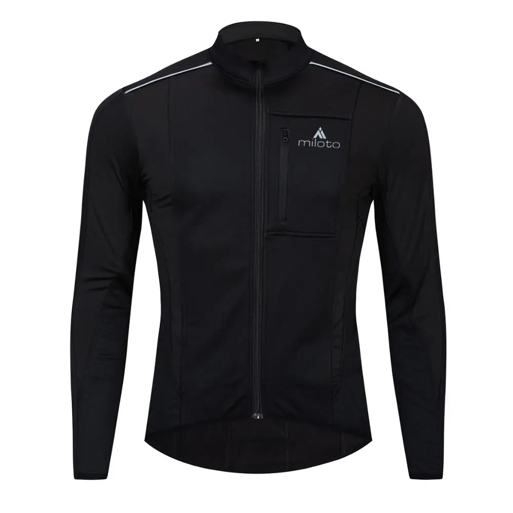 Men's Bicycle Jacket Outdoor Cycling Hiking Jacket Fleece Softshell