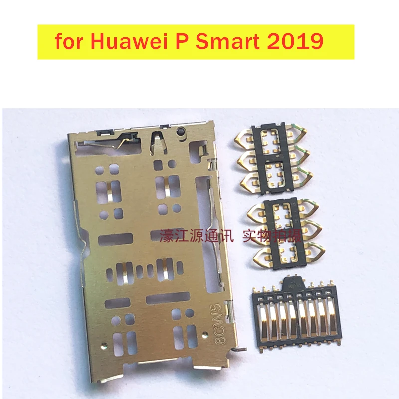 Для Huawei P Smart 2019 кард-ридер SIM слот для sd-карты Разъем гнездо держатель лоток ридер