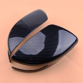 

Black Carbon Fiber Texture Side Mirror Covers Molding Trims ABS fit for Nissan Maxima Sedan 2016 2017 2018 2019 2020