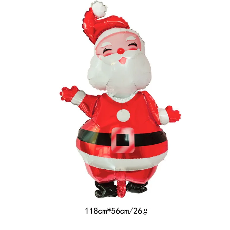 Santa Clause 3 1 шт., Рождественские шары из алюминиевой фольги, Санта Клаус, снеговик, лось, пингвин, для новогодней рождественской вечеринки, украшения для дома - Color: Santa Clause 3