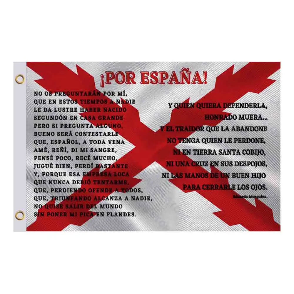 PARCHES BANDERA ESPAÑA Y CRUZ BORGOÑA: 4,00 €