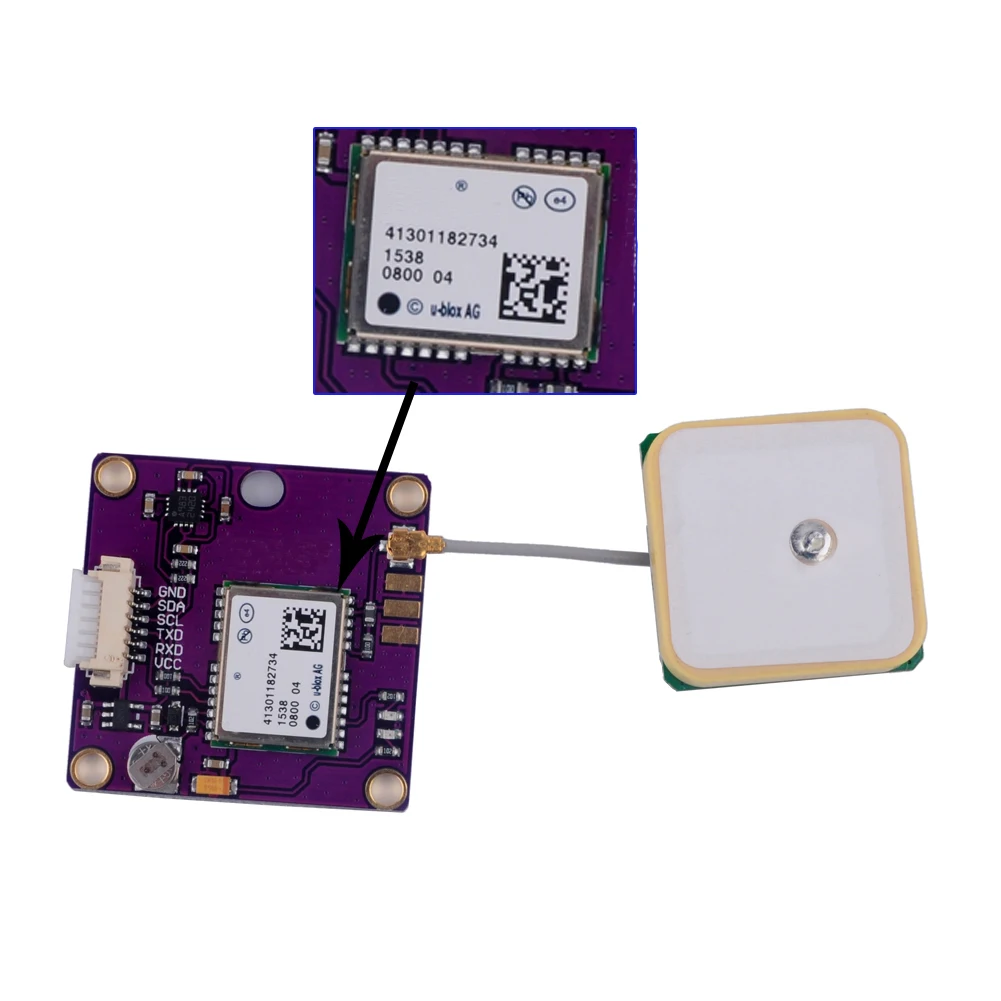 DIYmall Micro gps V5 gps модуль GNSS HMC5983 пила LNA трехдиапазонный антенна ANT BeiDou