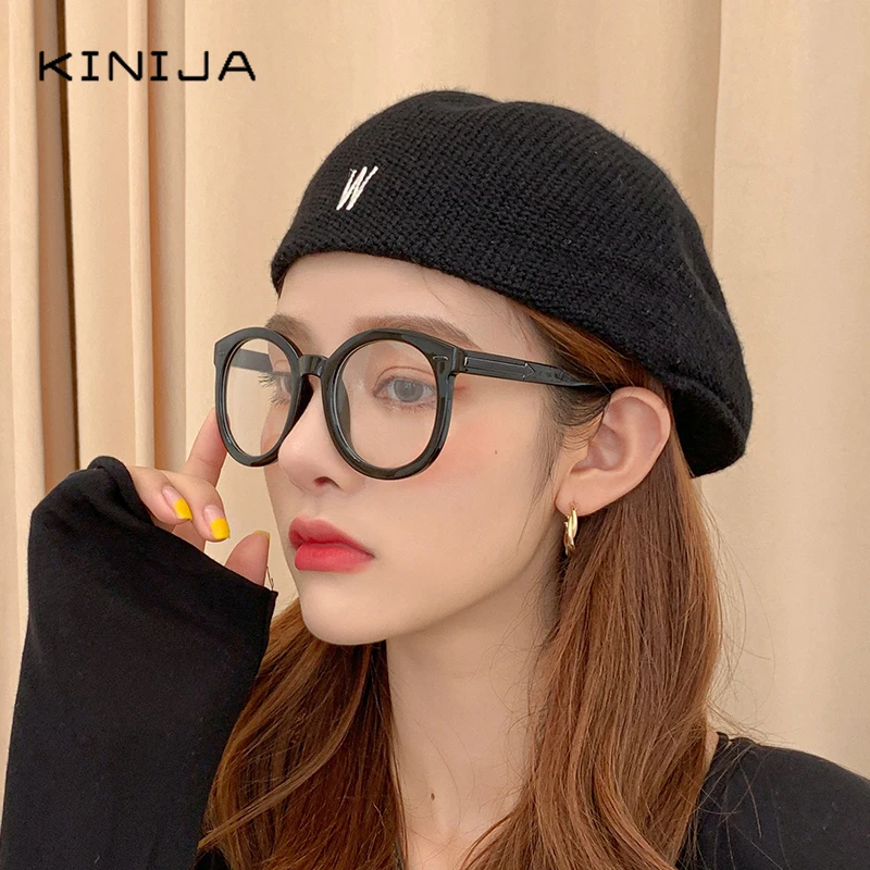 

Women Hats Autumn Winter Retro Breathable Mesh Forward Cap girl Niche Wild Berets Korean version of Reverse Caps detective hat