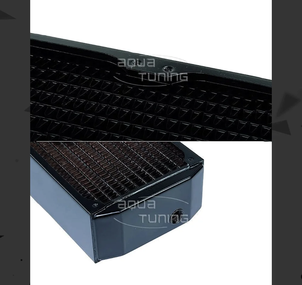 Cold row full copper radiator Alphacool NexXxoS Monsta Full Copper 360mm  