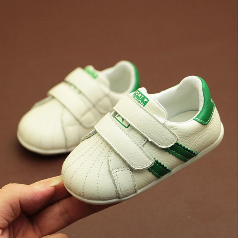 Fashion baby Genuine Cowhide leather toddler first walker soft soled baby girls shoes Newborn boys Sneakers for 0-18M
