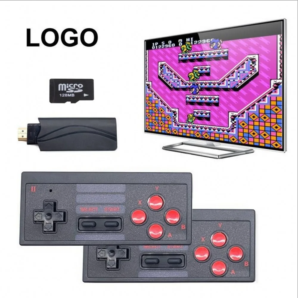 Y2 Usb Wireless Handheld Tv Video Console Build In 621 Giochi Per Nes Retro Dandy Console Portatile Retro Game Stick