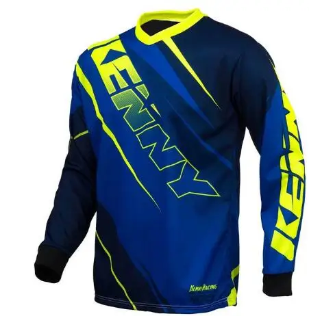 LEATT2020 camiseta de Cuesta abajo Jersey Bicicleta de montaina de la motocicleta Ciclismo camisa de ropa T camisa DH MX Jersey - Цвет: Синий